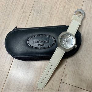 NWOT Locman Italy Leather Watch